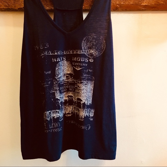 Ben Sherman—London Market Navy Blue Tank Top - Picture 3 of 7